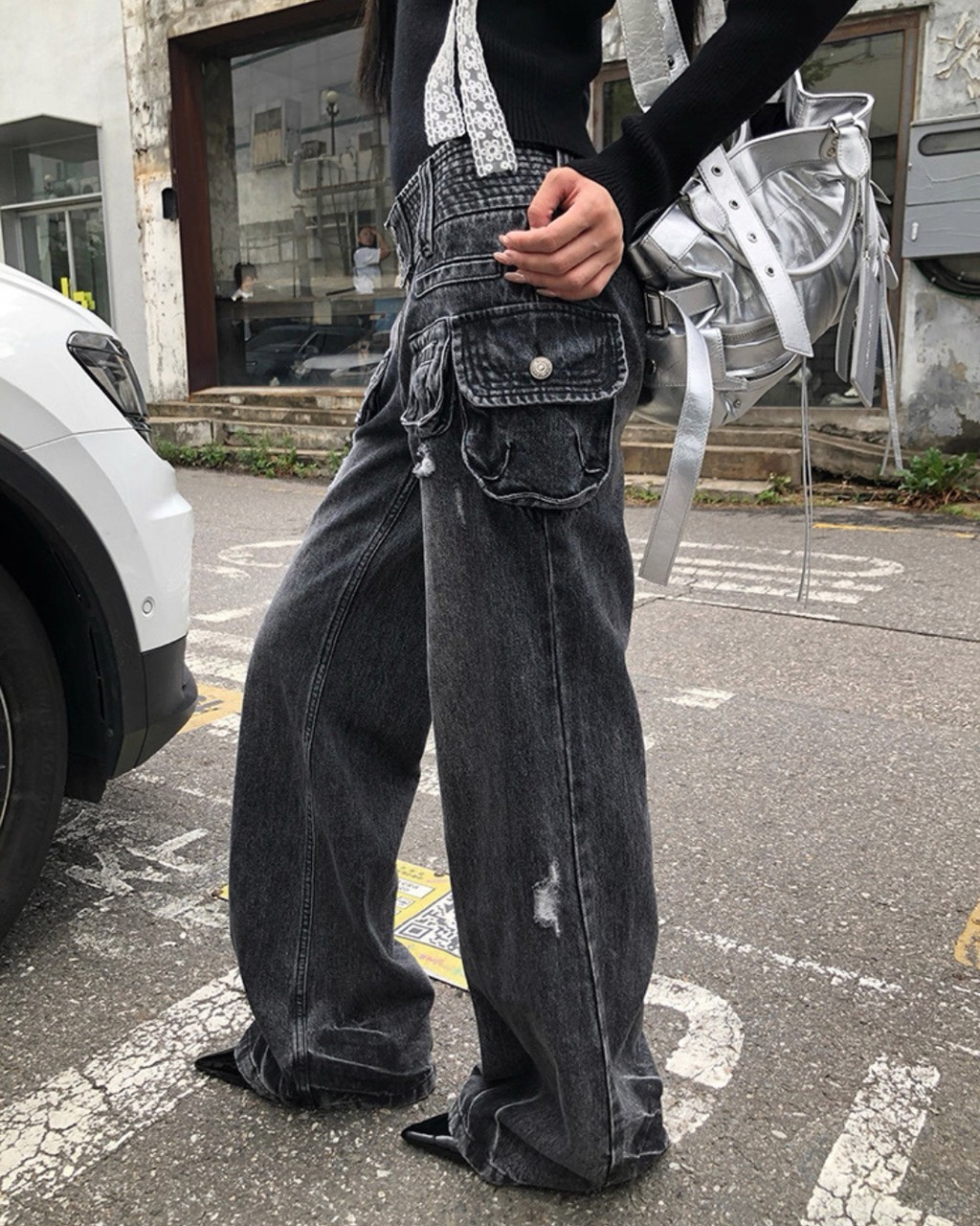 ワイドレッグジーンズ