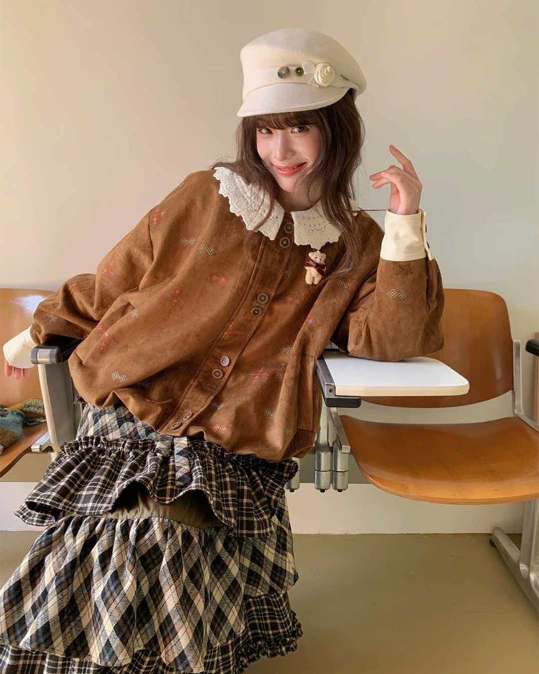 ニッチレトロミディジャケット