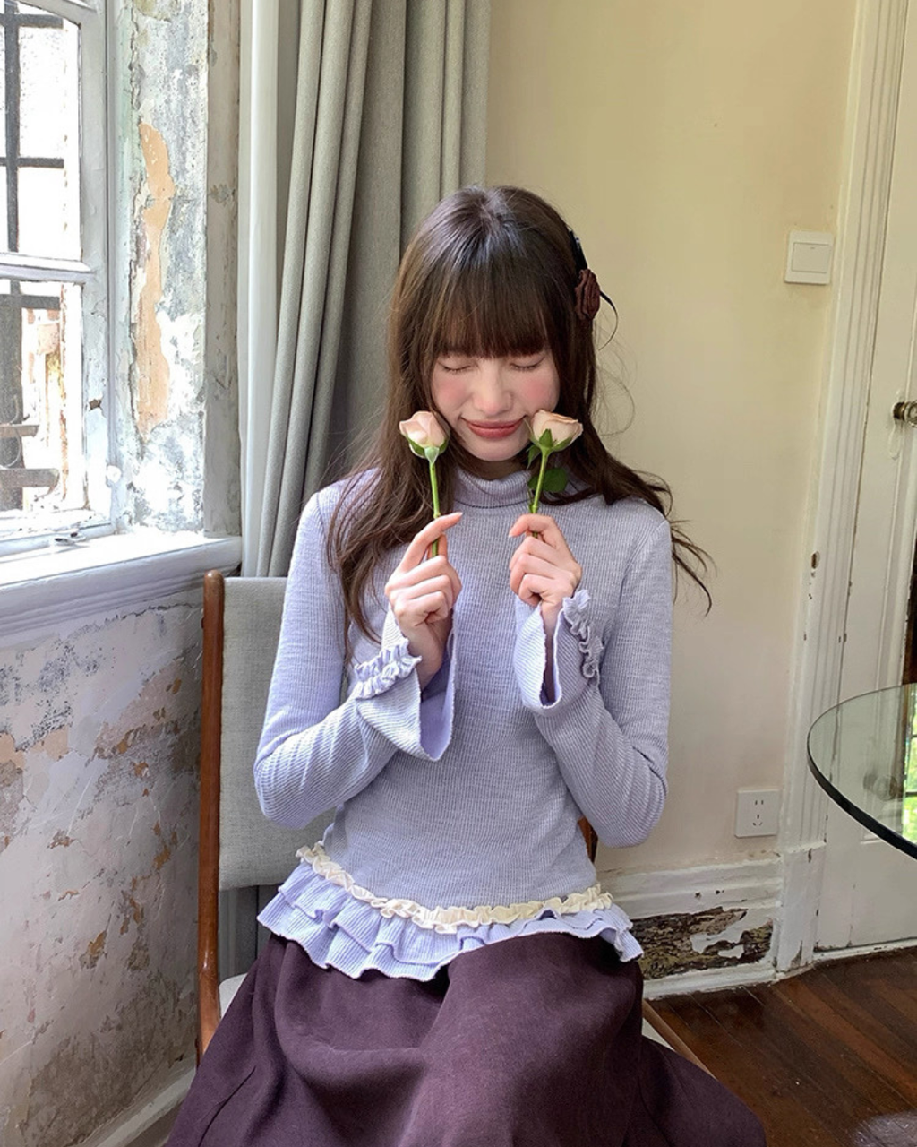 ラベンダーレイジートップス
