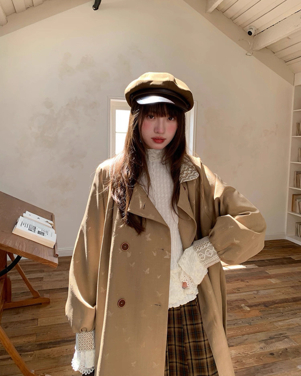 バタフライトレンチコート