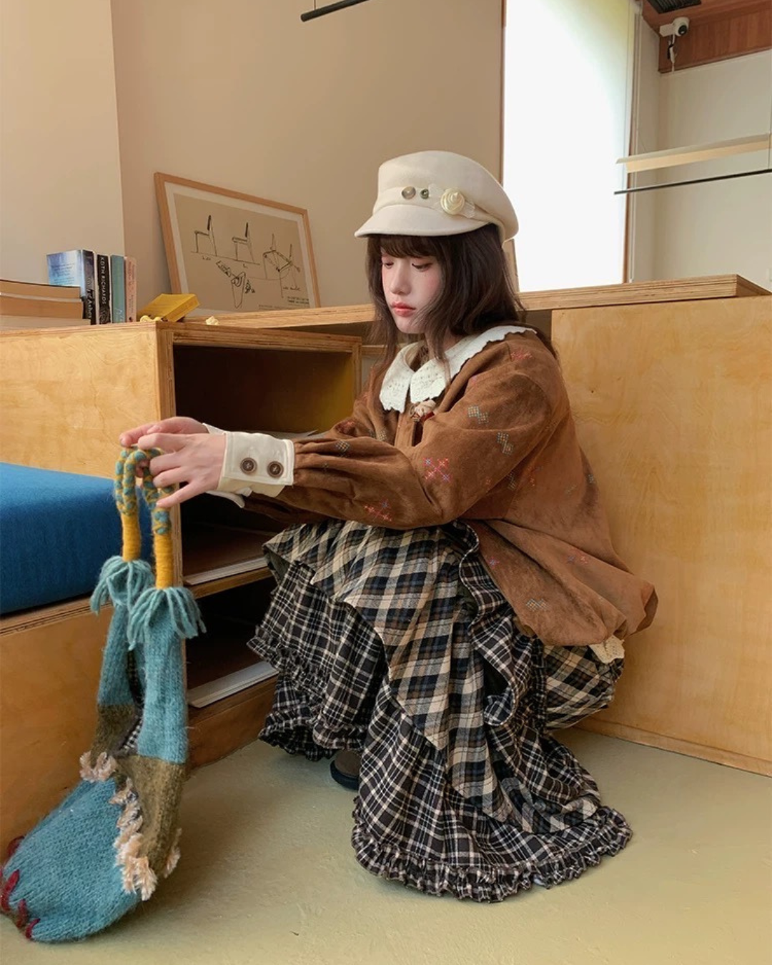 ニッチレトロミディジャケット
