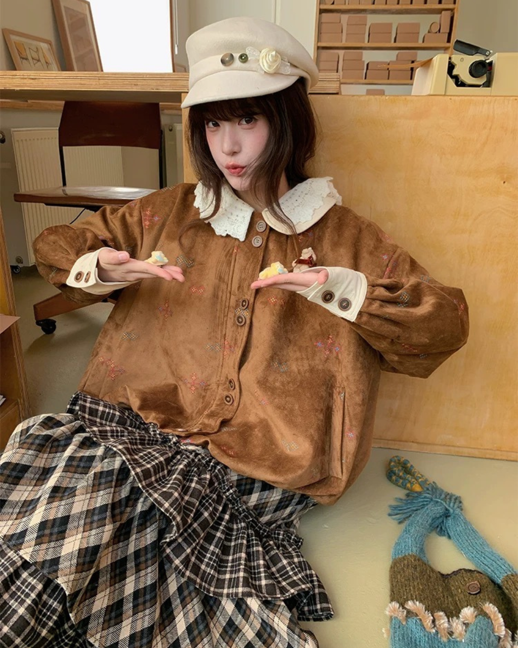 ニッチレトロミディジャケット