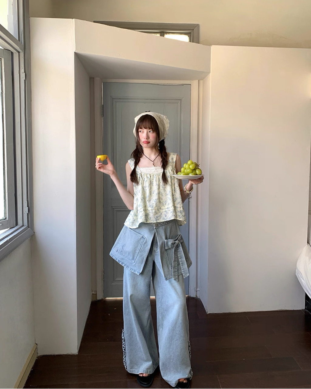 ハイストリートレッグパンツ