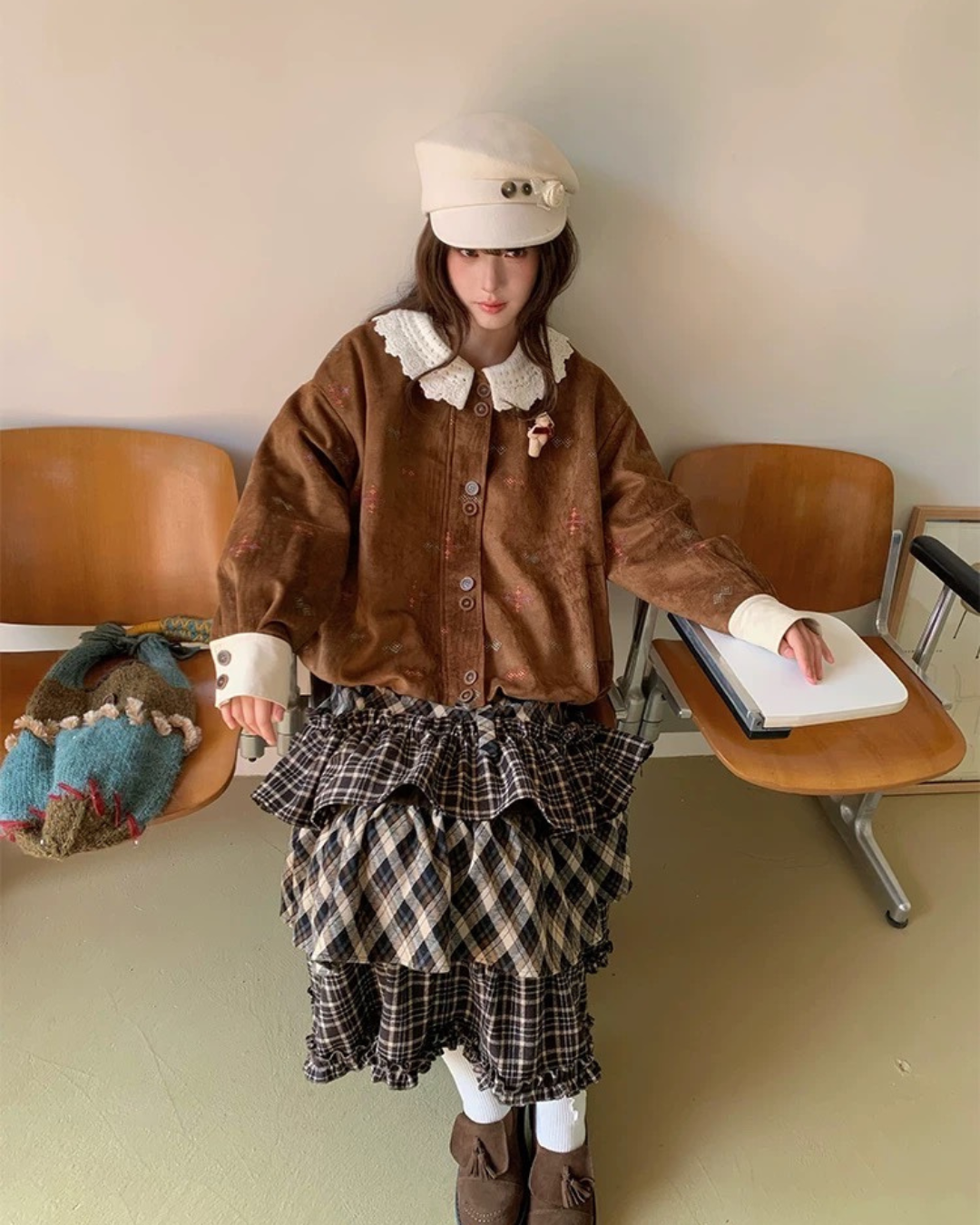 ニッチレトロミディジャケット