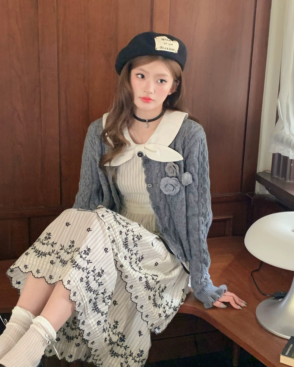 スイートケーブルカーディガン