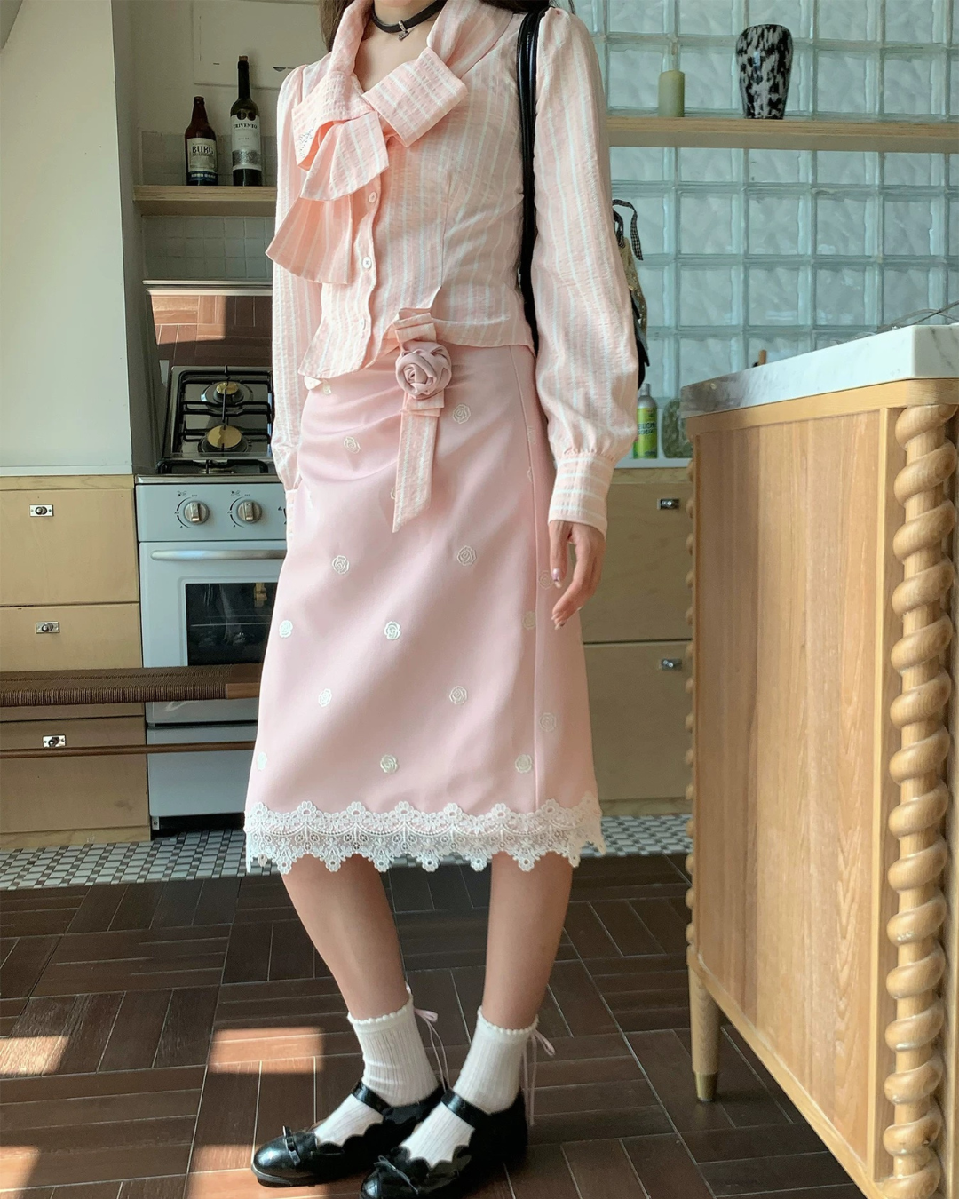 フェミニンツーピースシャツset
