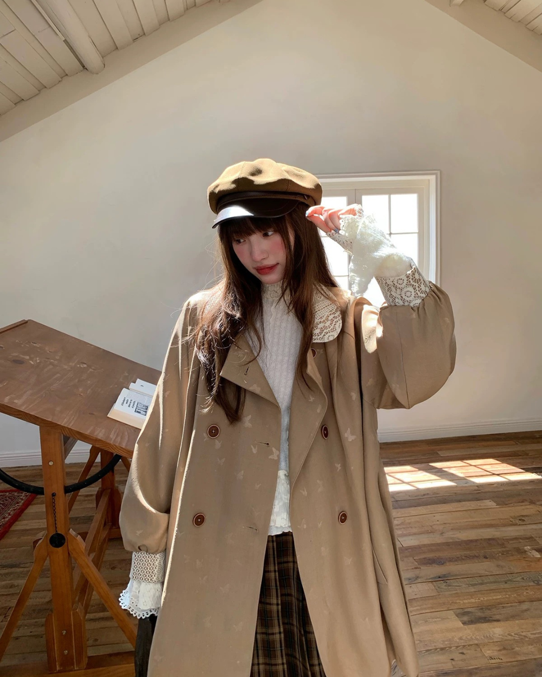 バタフライトレンチコート