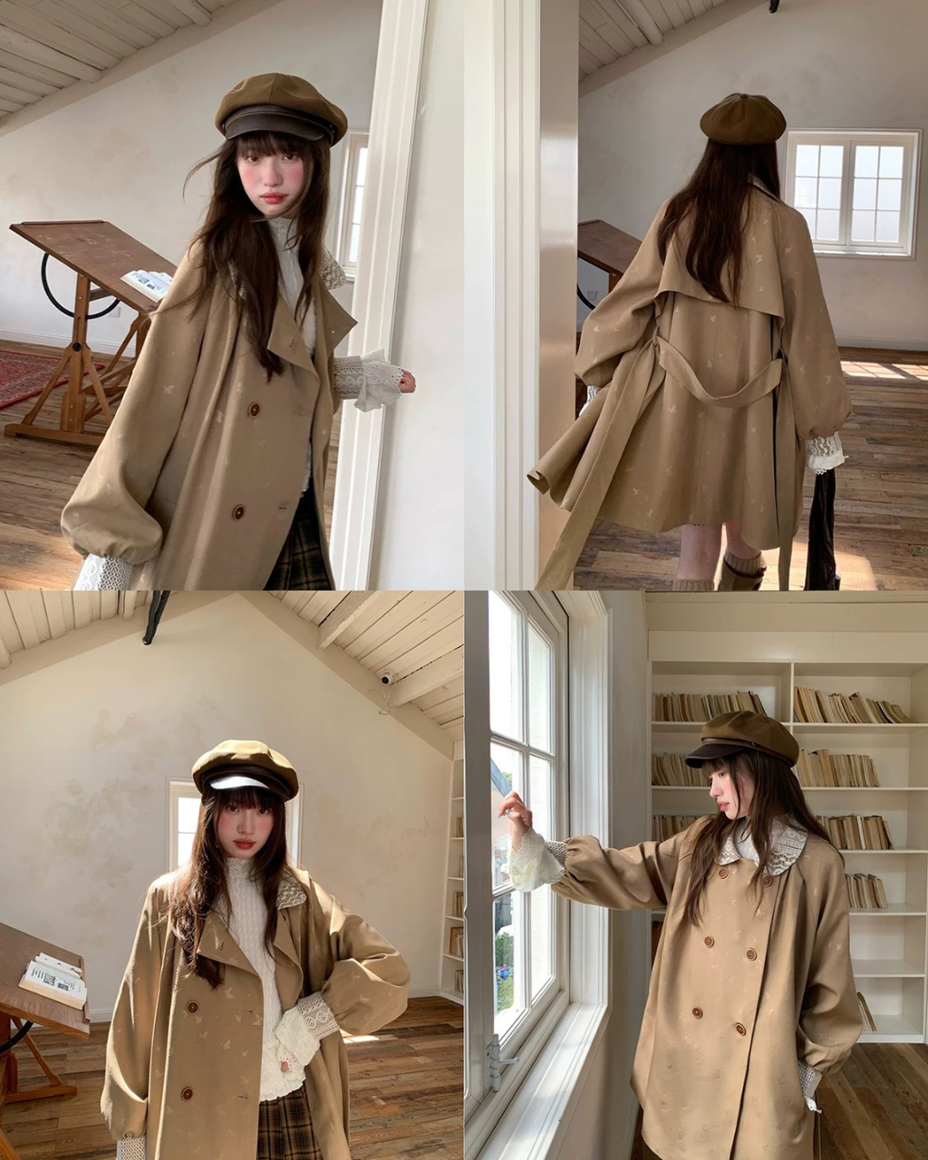 バタフライトレンチコート