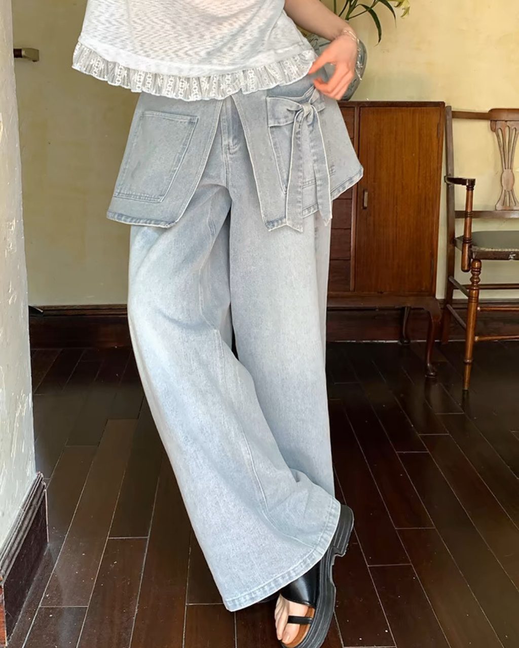 ハイストリートレッグパンツ