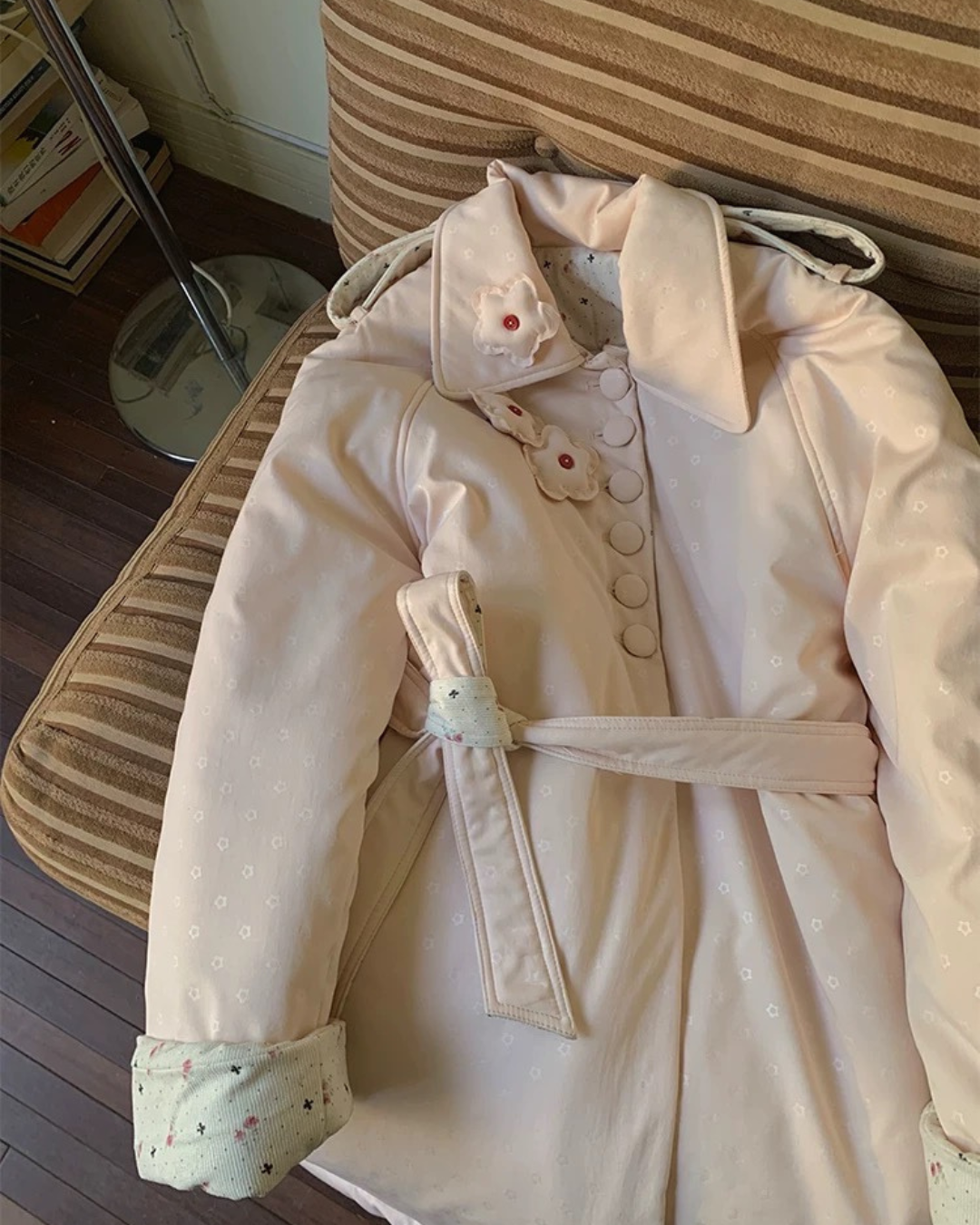 フローラルコットンコート