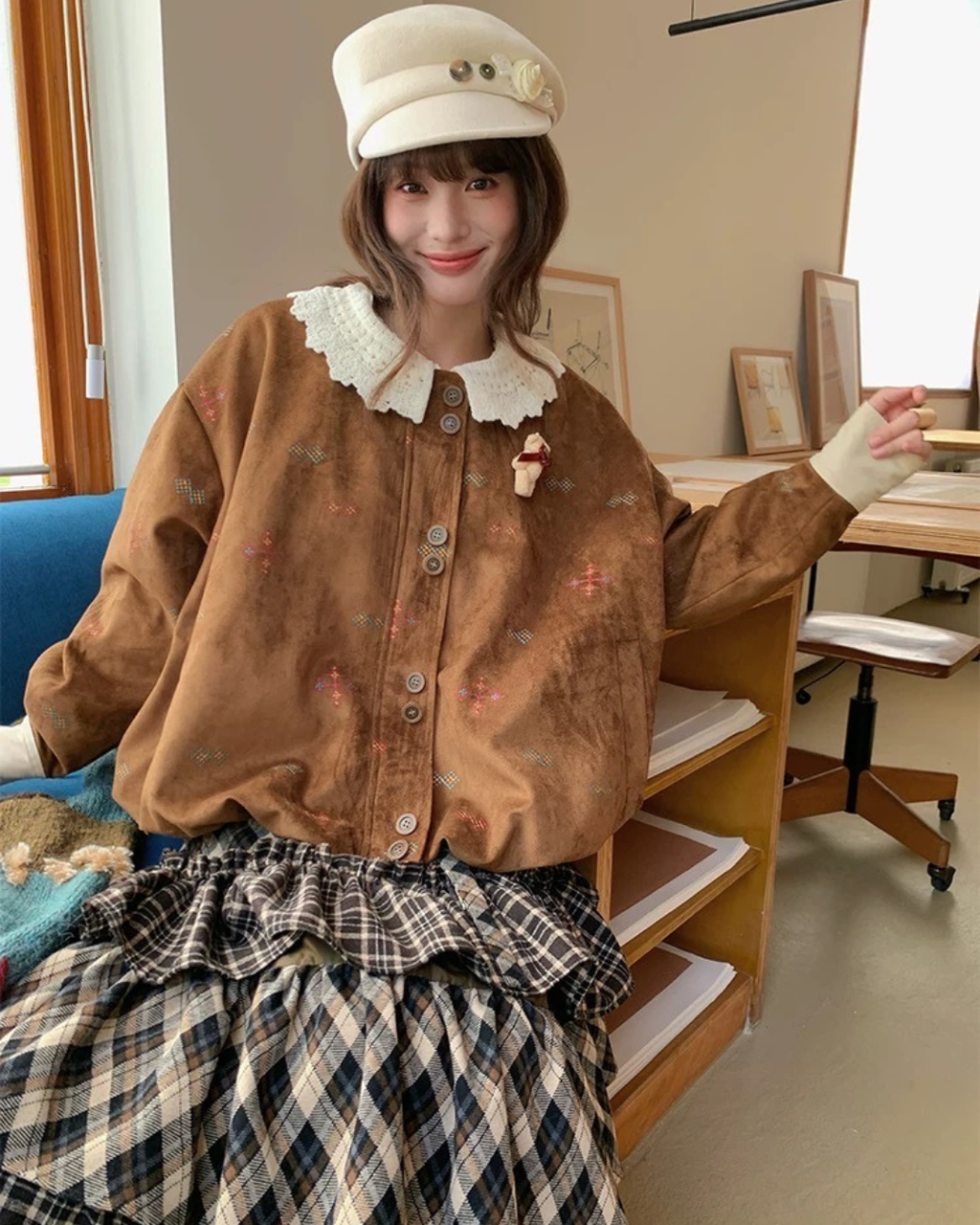 ニッチレトロミディジャケット