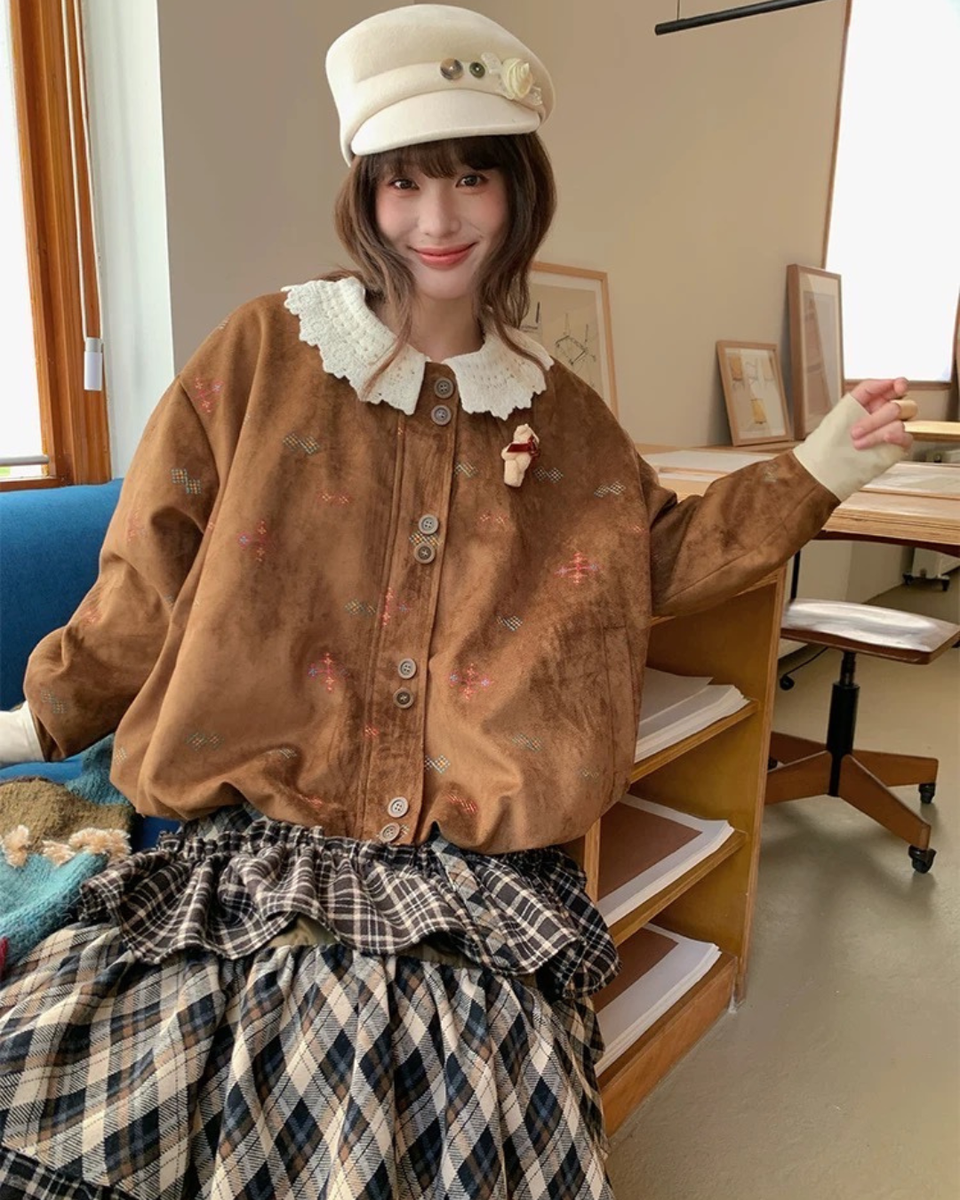 ニッチレトロミディジャケット
