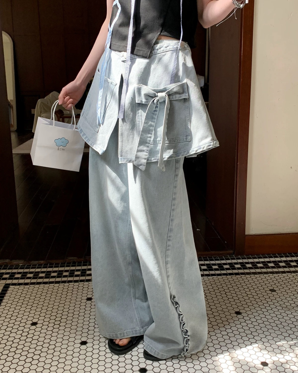 ハイストリートレッグパンツ