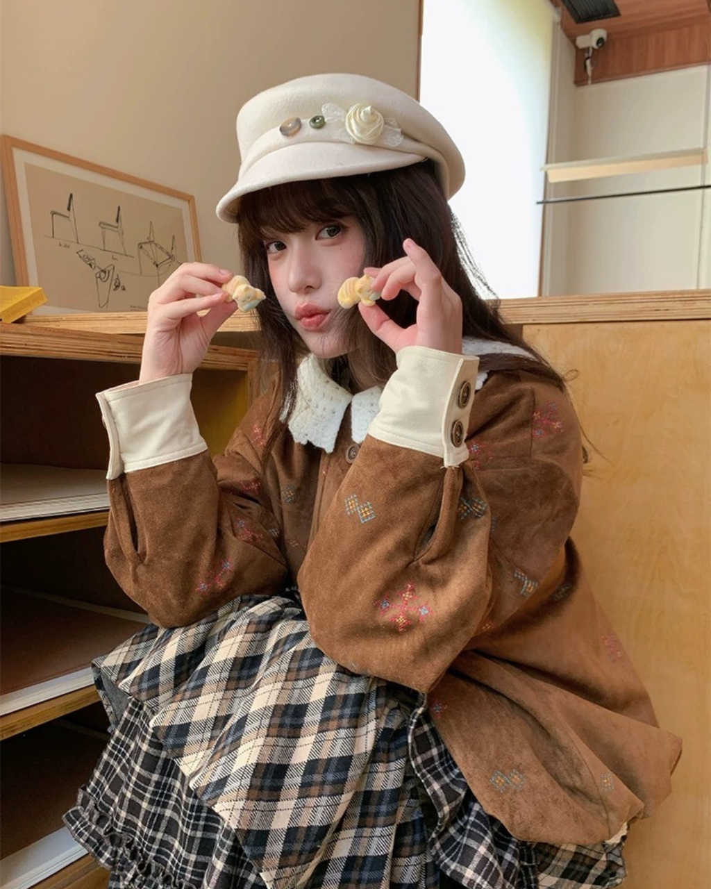 ニッチレトロミディジャケット