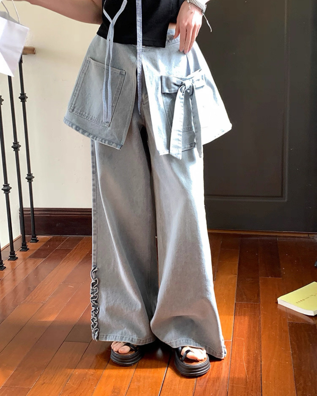 ハイストリートレッグパンツ