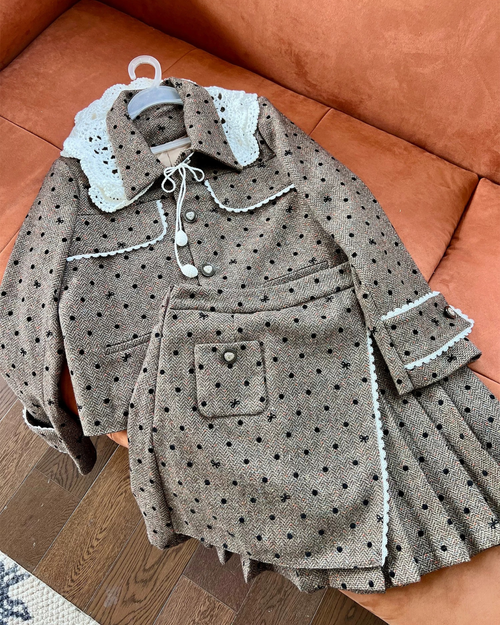 ウールコートツーピースset