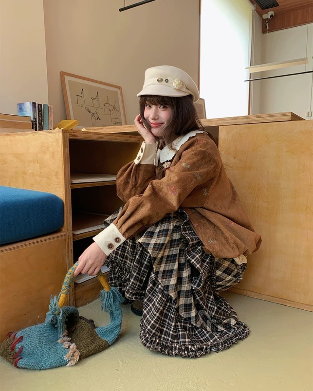ニッチレトロミディジャケット