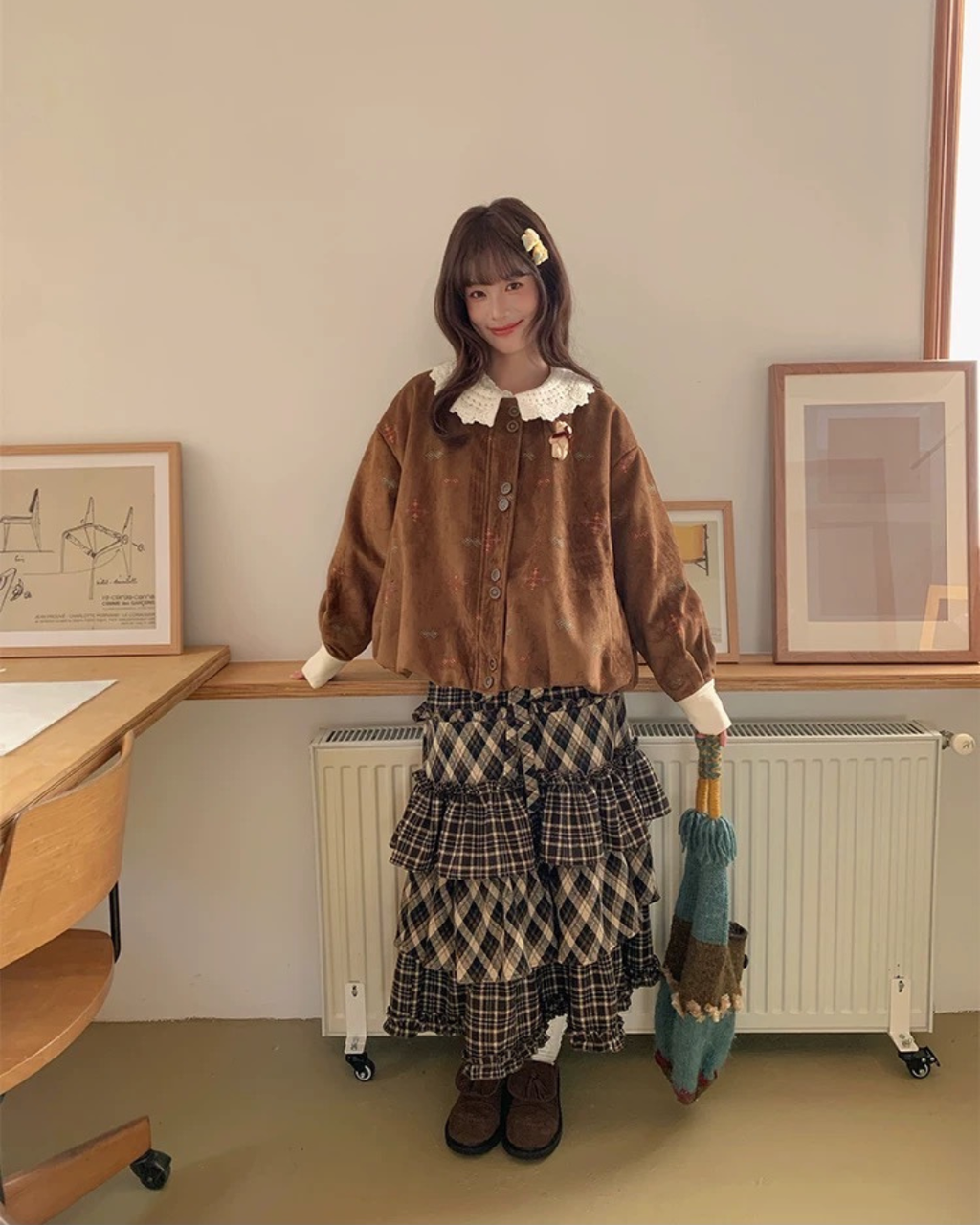 ニッチレトロミディジャケット