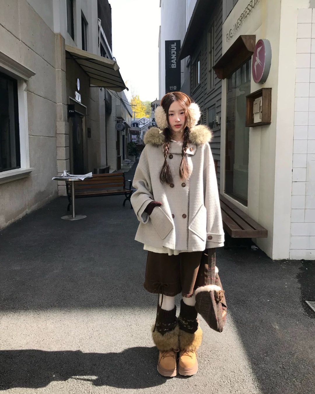 Aラインクラシックグレーコート
