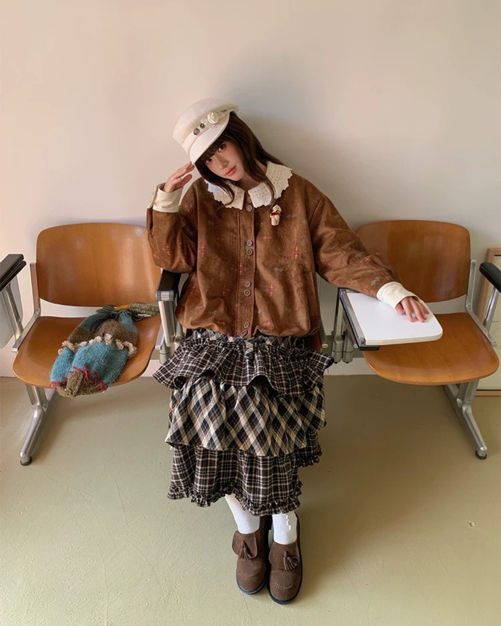 ニッチレトロミディジャケット